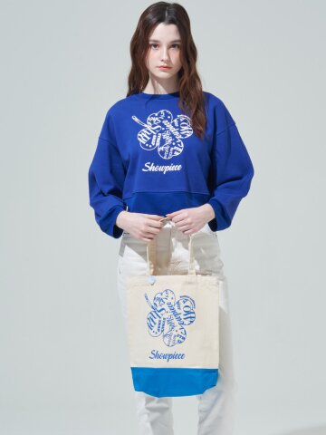 [SHOWPIECE] 캔버스 에코백 미디움_BL