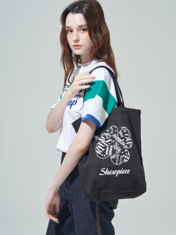 [SHOWPIECE] 캔버스 에코백 미디움_BK
