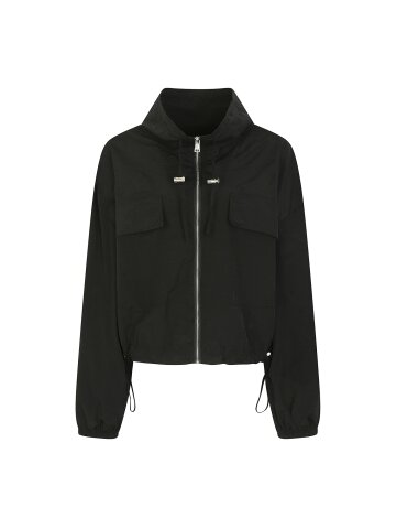 플랩 포켓 스트링 집업 점퍼 