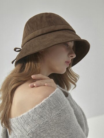 엘리아(Elia) 스웨이드 버킷햇
