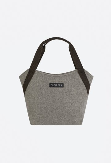 오블리크 모직 토트백(S)_바르고14