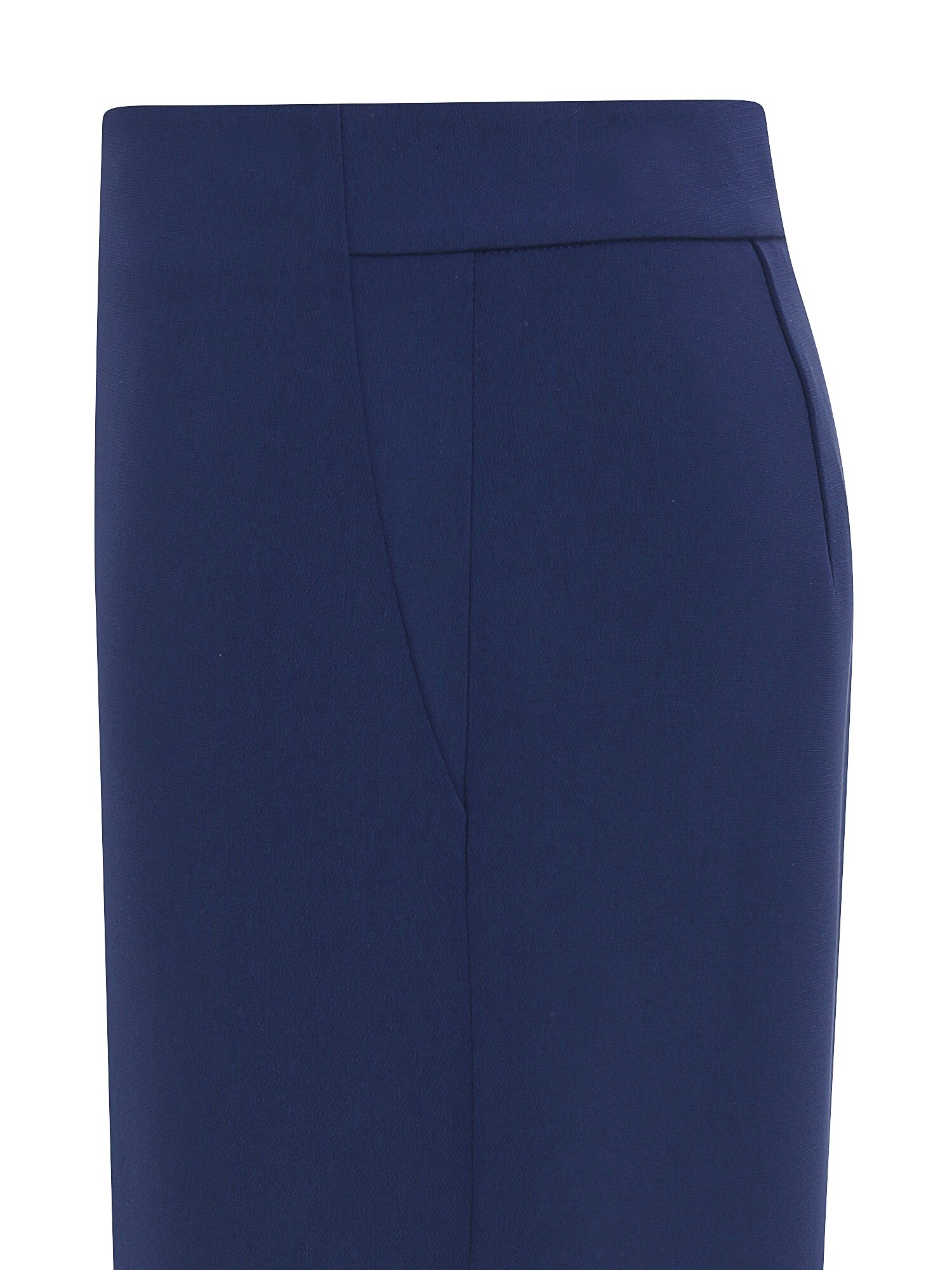 Color Block Slit Skirt