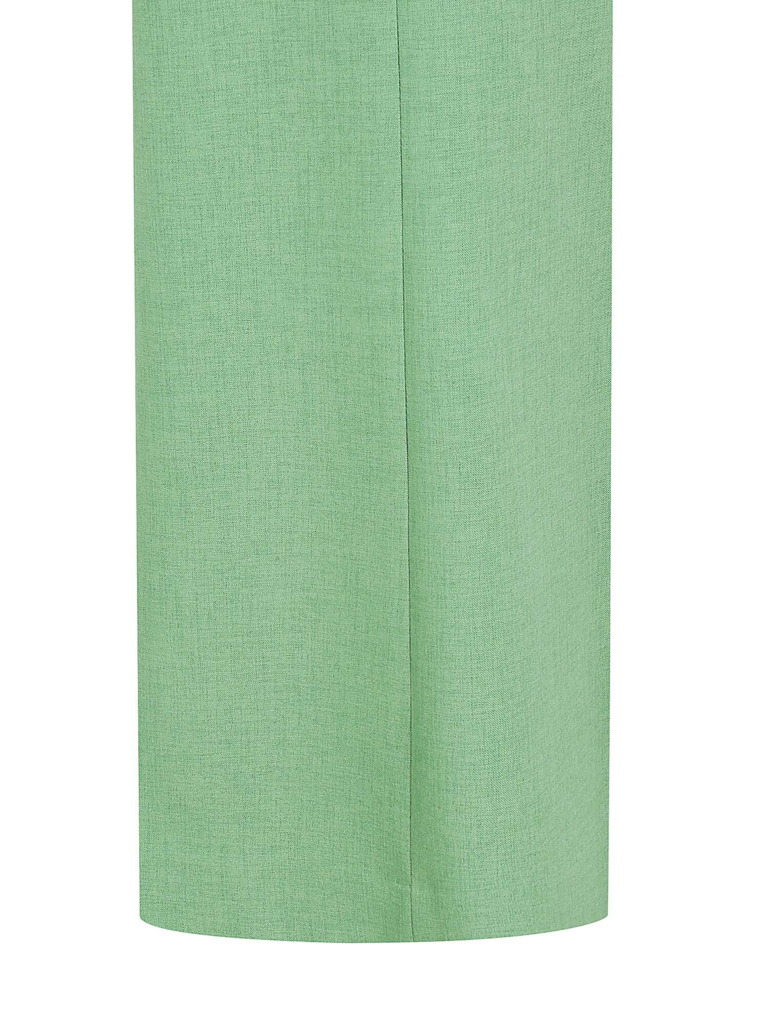 버튼 장식 슬림 부츠컷 팬츠 (GREEN)