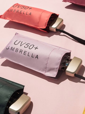 애나 4단 초경량 암막 양산 uv차단 미니 방수 우양산