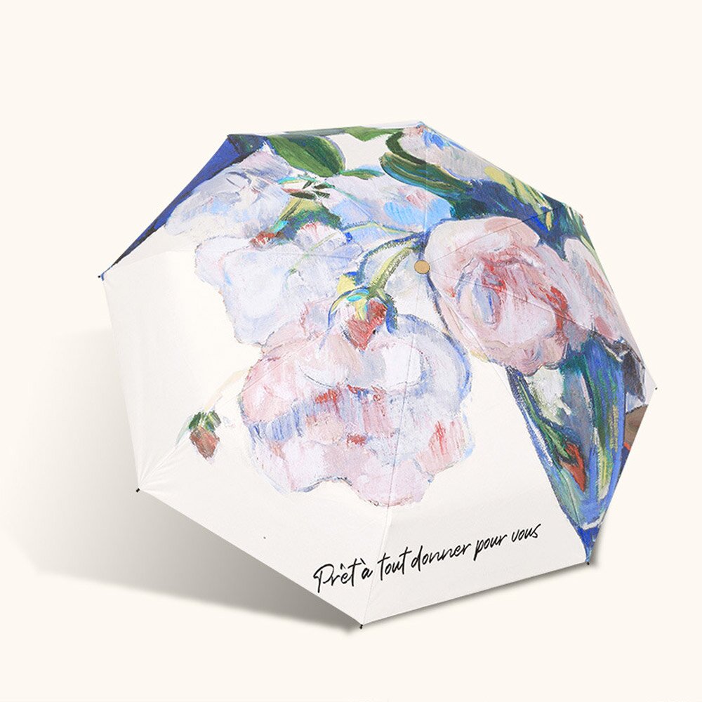 오마걸 핸드폰 크기 미니 초경량양우산 고급 암막 UV 양산