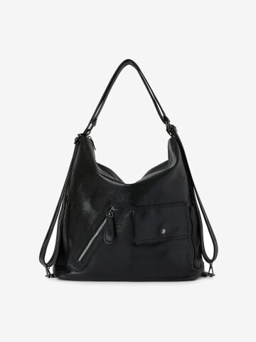 로사 투웨이백 빅사이즈 보부상가방 여성 가죽 숄더백