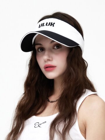 에션셜 볼륨자수 배색 썬캡 4color