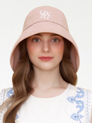 루시다C 자수 스트랩 슬라브 코튼 보닛햇 5color