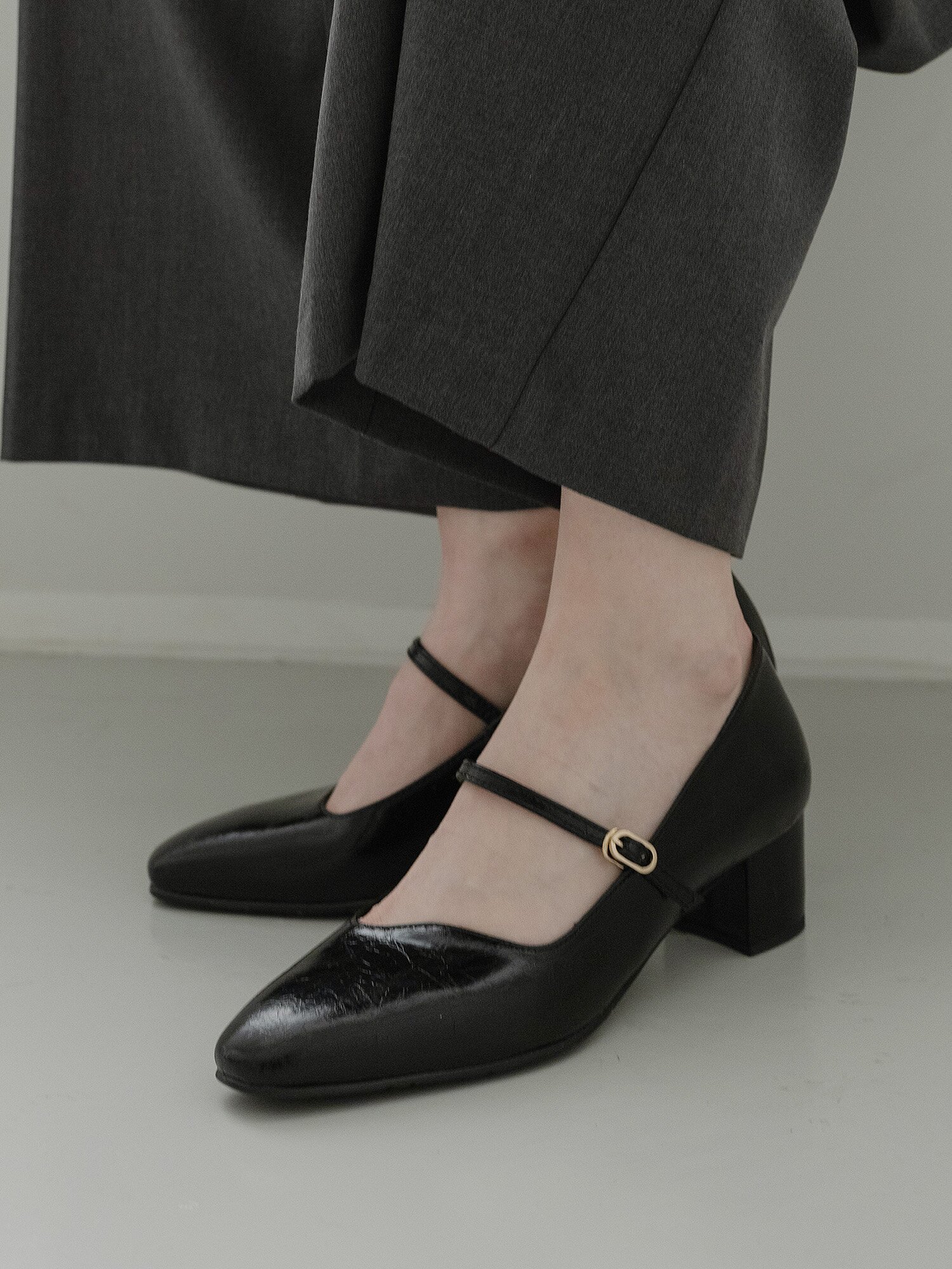 천연가죽 라일라 메리제인 펌프스 국내수제화 GIS-46212