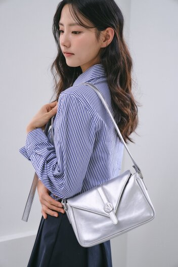 Daisy bag_silver