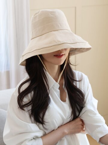 들리체 얼굴 작아 보이는 버킷햇 봄 여름 여자 벙거지 모자