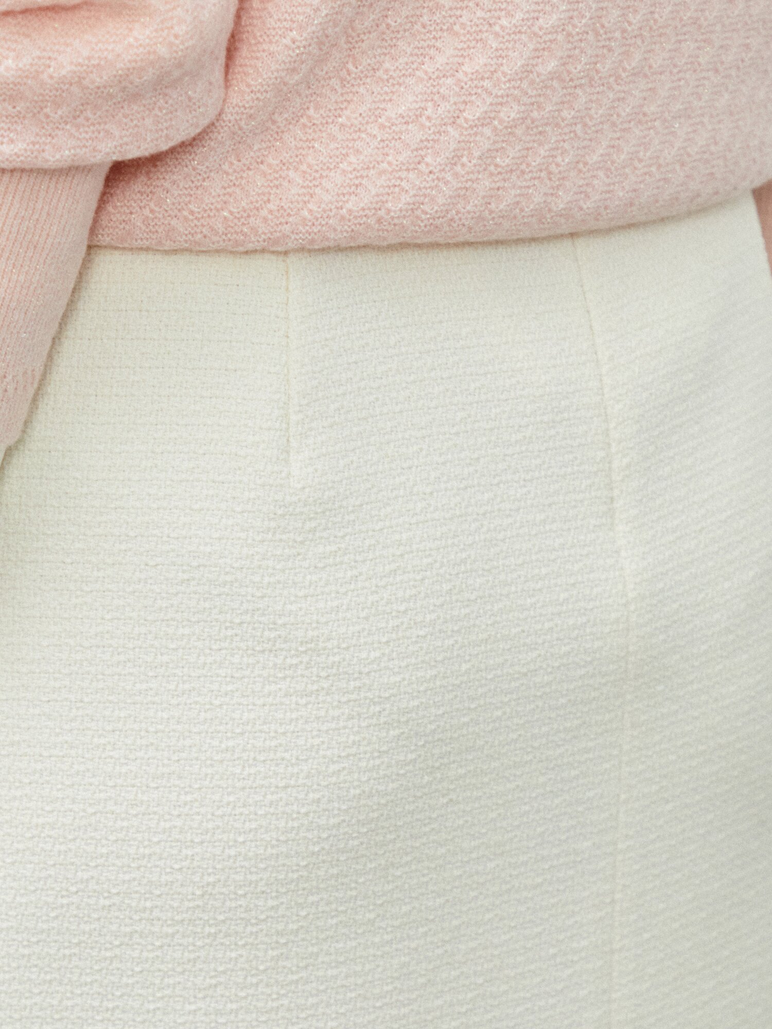 A라인 메탈 포인트 스커트 (IVORY)
