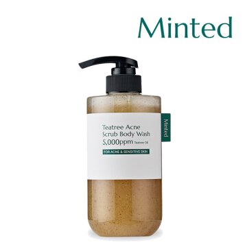 [민티드] 티트리 아크네 스크럽 바디워시 500ml