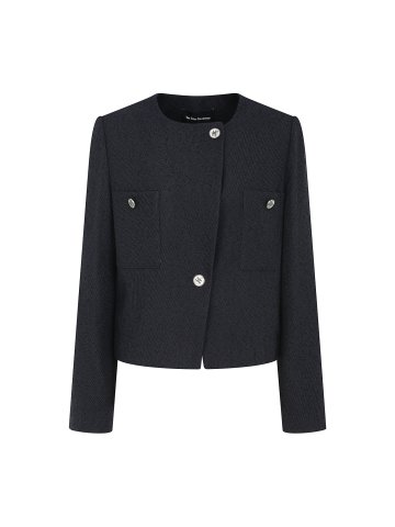 트위드 언밸런스 크롭 재킷 