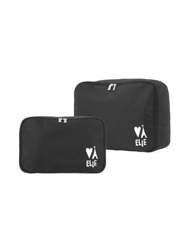 엘르 제니스 파우치 블랙 2종 [M+L] 