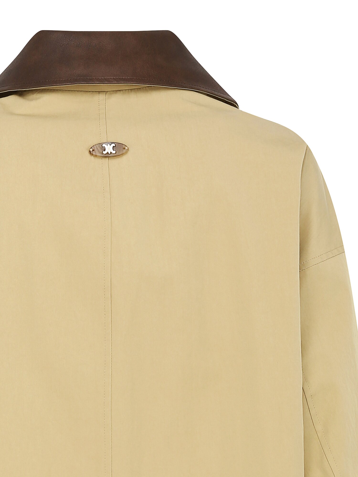 디테쳐블 칼라 트렌치 코트 (BEIGE)