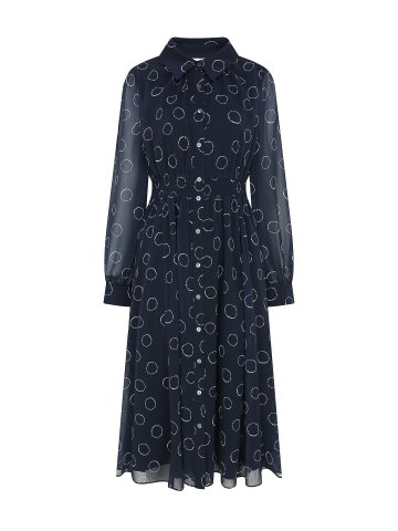 스모킹 플레어 셔츠 원피스 