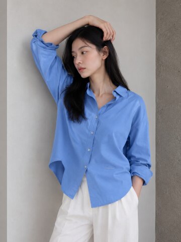 Basic Loose-fit Shirt 7RTP0BL001 