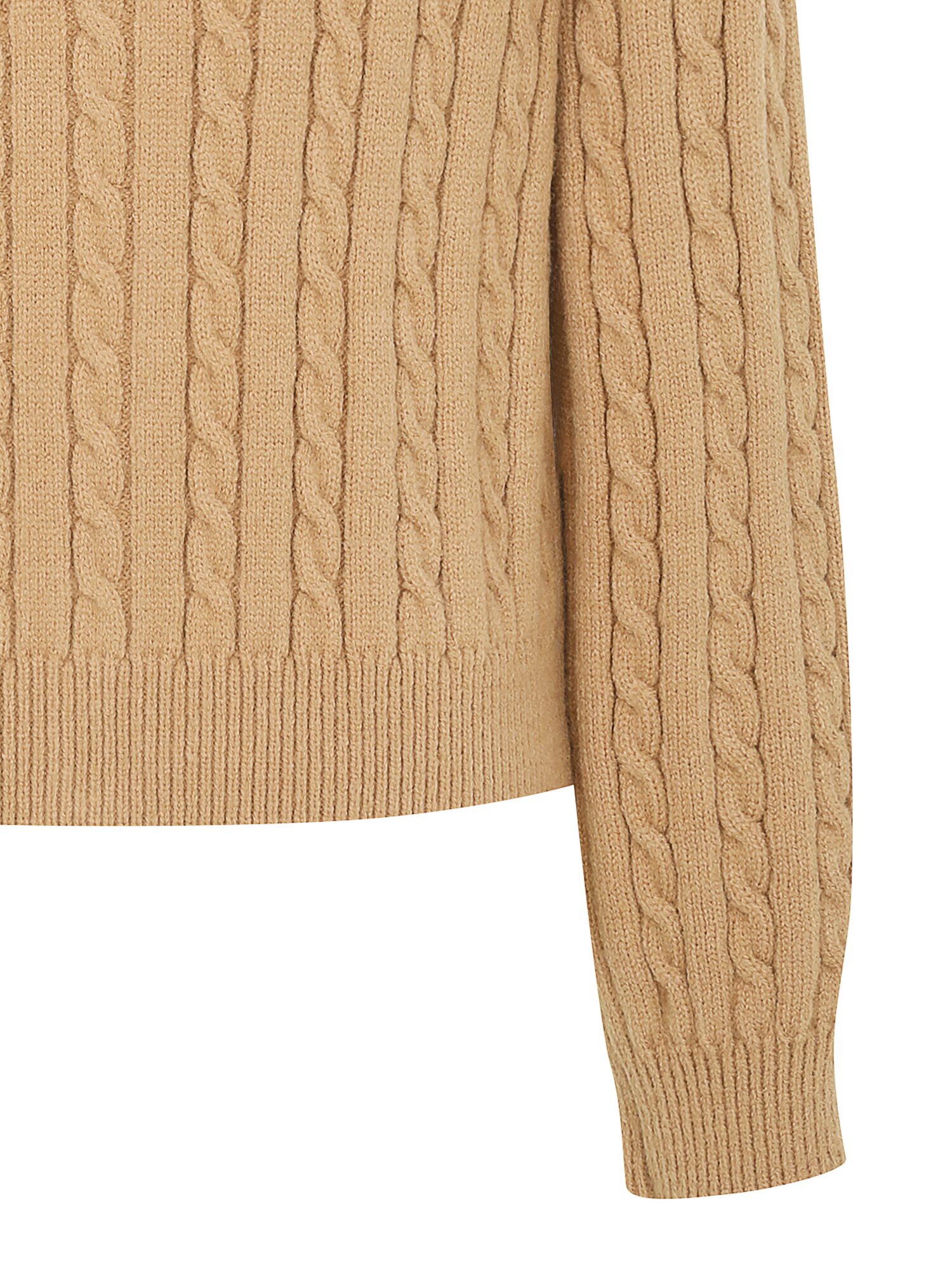 케이블 후드 집업 가디건 (BEIGE)