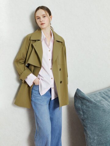 컴포트 라이트 핏 클래식 트렌치 코트 