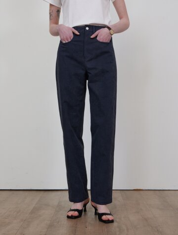 Pigment washing panel pants_DENIM