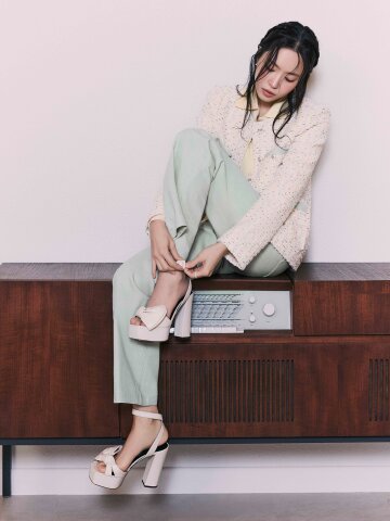 자수 패치 포켓 일자핏 데님 팬츠 