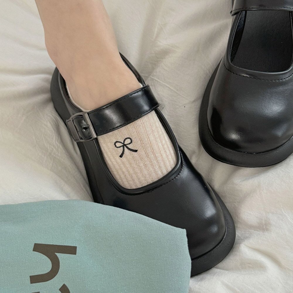 새잔 리본 실리콘 발목양말 페이크삭스 여름 덧신 덧버선양말 5켤레 세트