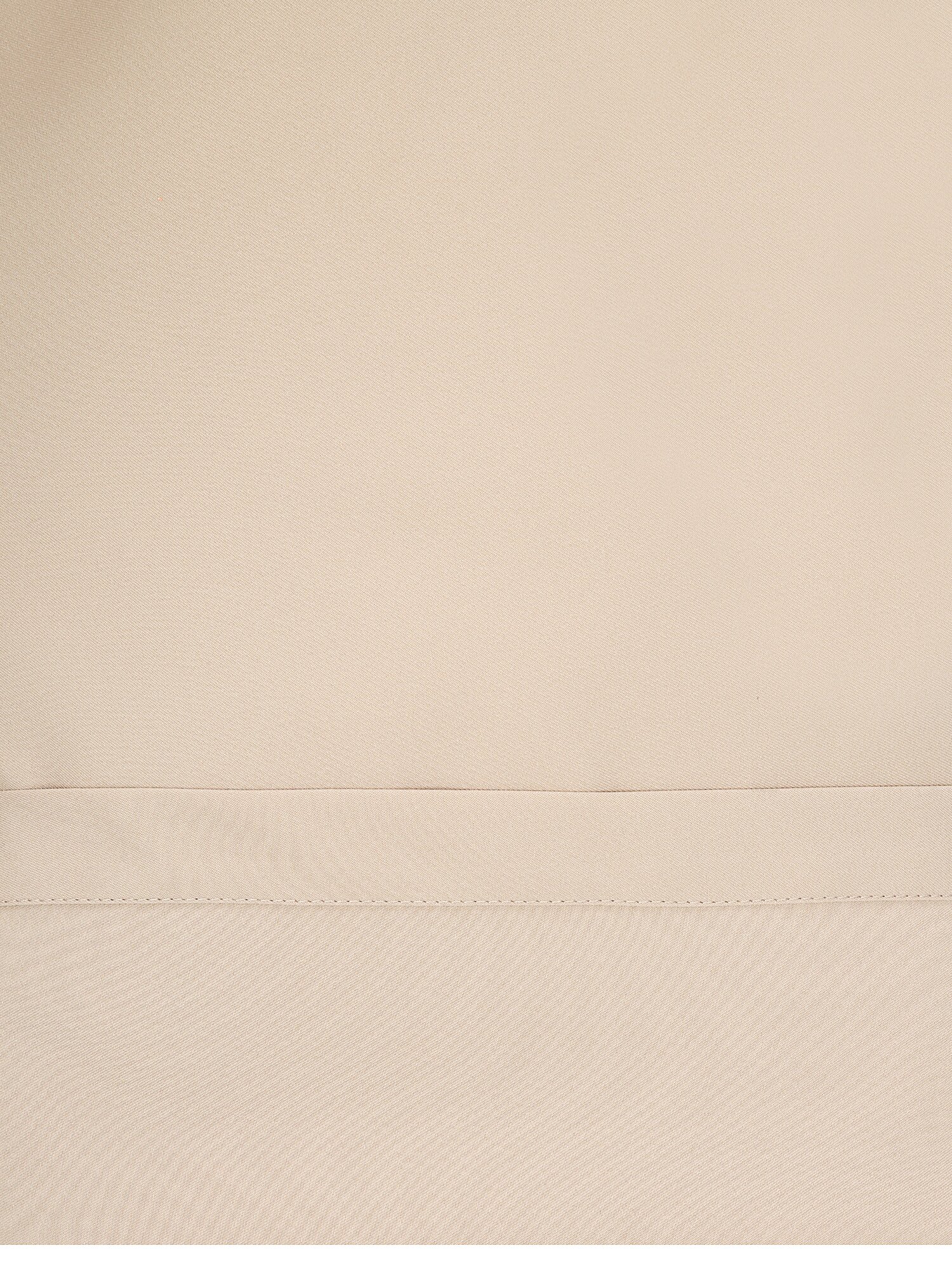 플랩 장식 플레어 트렌치 코트 (LIGHT BEIGE)