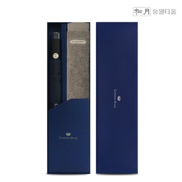 송월타올 포인트 200g 1P + CM 2단 도트보더 우산 1P 선물세트