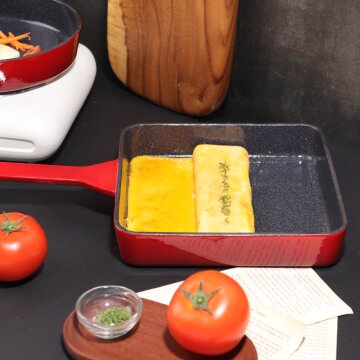 무쇠 애슐리 22cm 프라이팬 사각