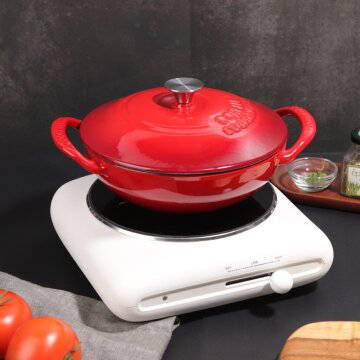 무쇠 스칼렛 22cm 웍냄비