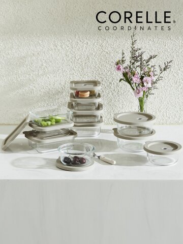 실리콘 유리 밀폐용기 혼합11종