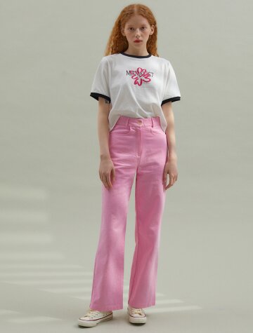 Washing Cotton Pants [Pink]
