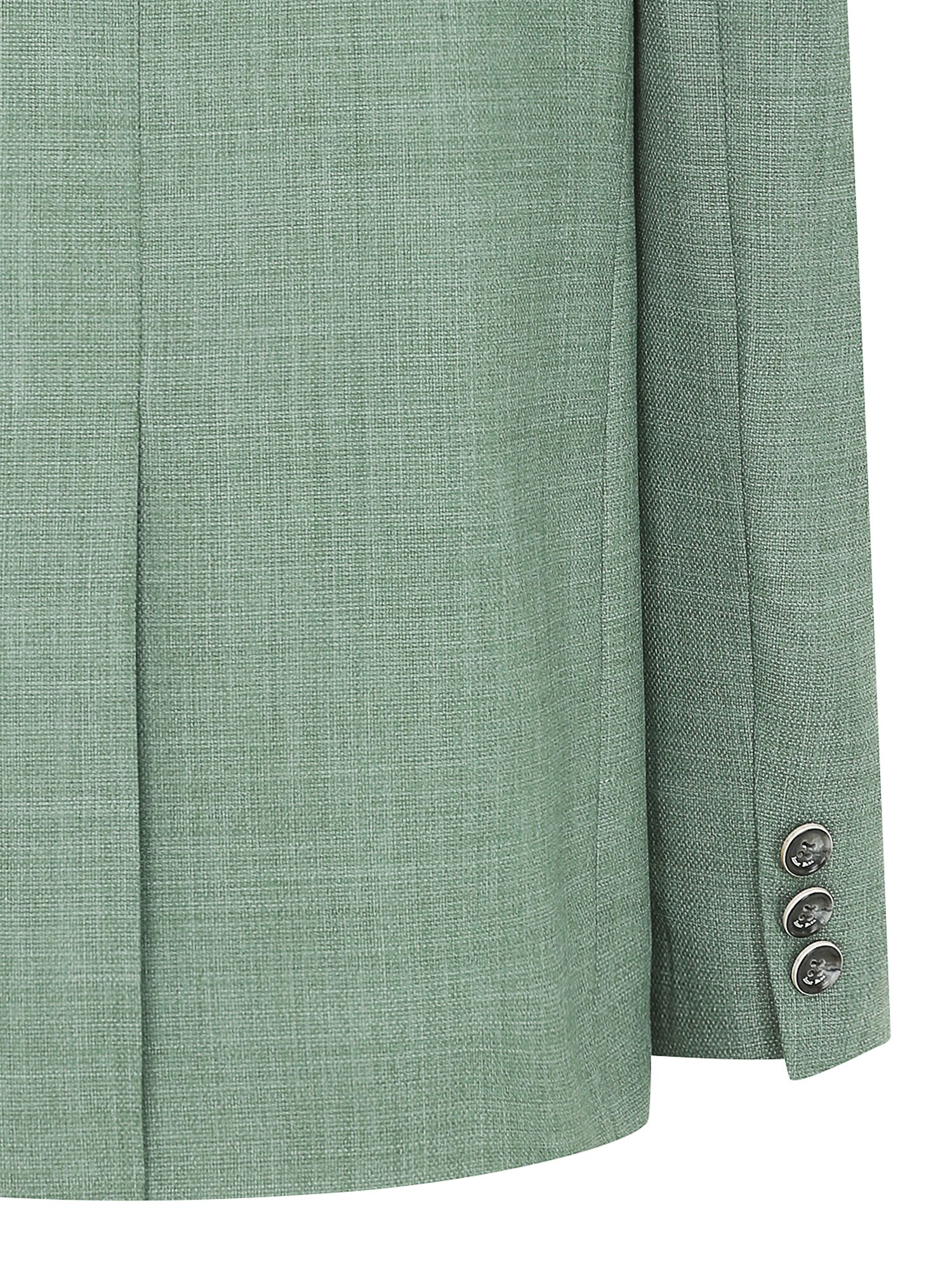 울 테일러드 싱글 원버튼 재킷 (GREEN)
