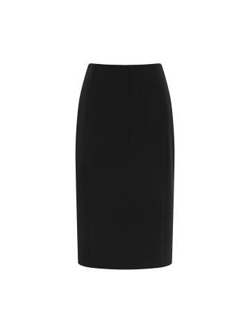 베이직 백 슬릿 H라인 스커트 