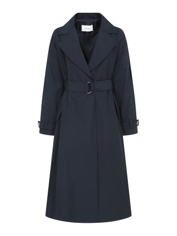 슬리브 포인트 A라인 트렌치 코트 