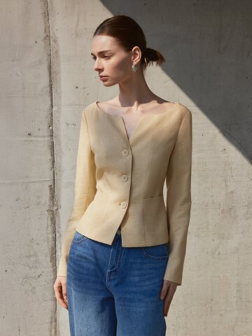 YY_High-end commute waist jacket_2color