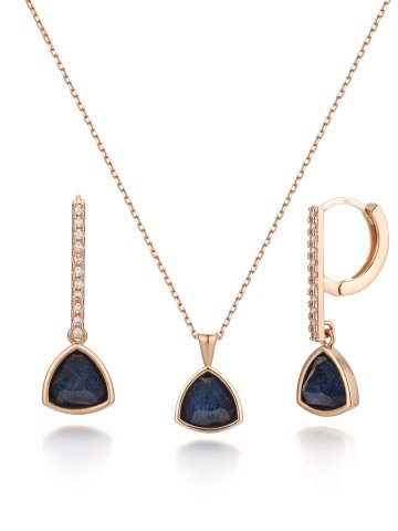 럭셔리 침수정 귀걸이 목걸이 세트 EL2SET021