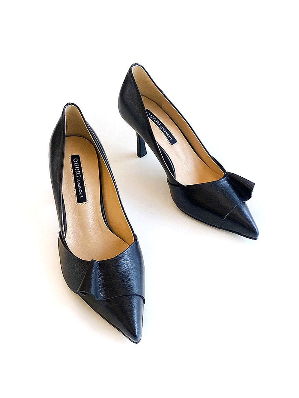 피오렌 프릴 펌프스_Black 6/7/8/9cm ODR219165