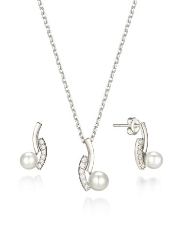 진주 라인 실버 세트 GI2SET029