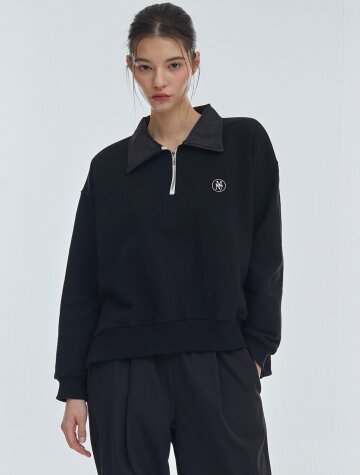 Pk Zip-up sweatshirt [Black]