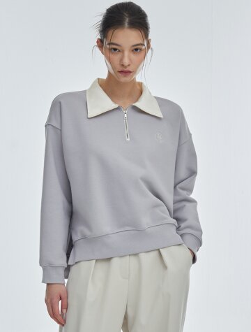 Pk Zip-up sweatshirt [Purple]