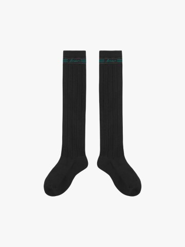 꽈베기 니삭스 (블랙)