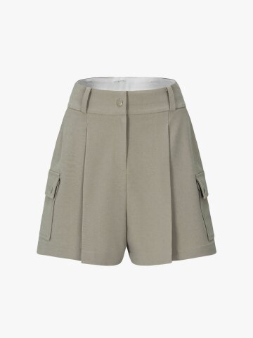 아웃포켓 크롭 팬츠 (베이지)