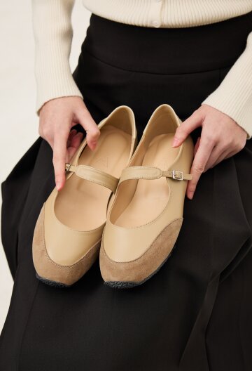 SOL503_solid Mary Jane sneakers_2cm