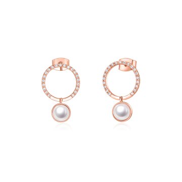 디유아모르 14K 골드핀 셰리 진주 귀걸이