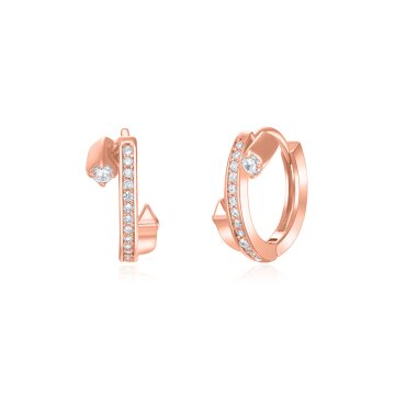 디유아모르 14K 골드핀 슈비아 원터치 귀걸이