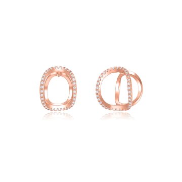 디유아모르 14K 골드핀 오하 원터치 귀걸이