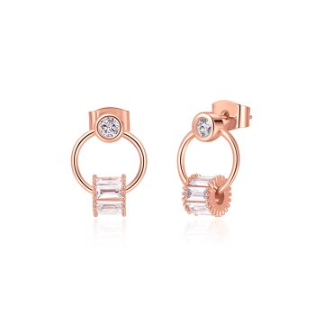 디유아모르 14K 골드핀 카리나 미니 이어링 심플 귀걸이