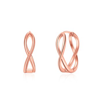 디유아모르 14K 골드핀 플뢰브 원터치 이어링 심플 귀걸이